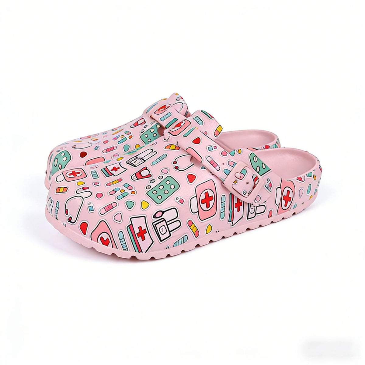 Zuecos clínicos Nursies™ rosados